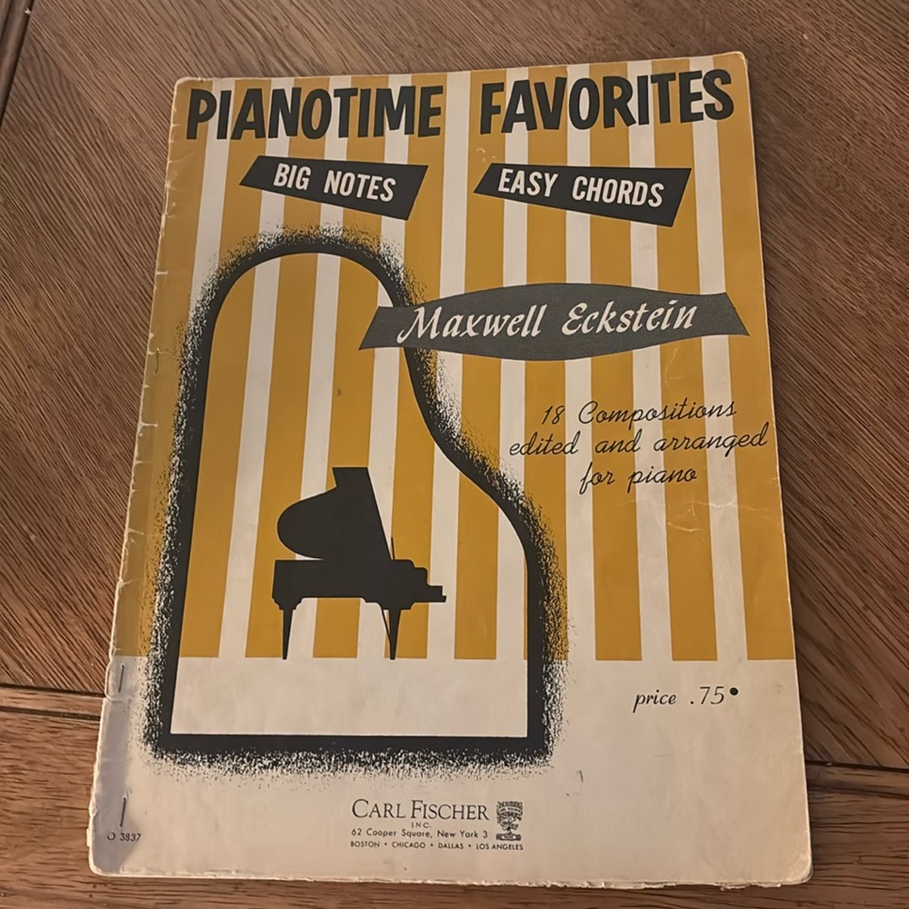 🌿🌼Pianotime Favorites. Big notes, easy chords.  Maxwell Eckstein.